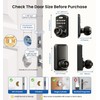 Veise Keypad Door Lock with Knob, Keyless Entry Digital Lock