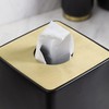 Motifeur Bathroom Accessories - Ceramic Tissue Holder, Decorative Square Tissue