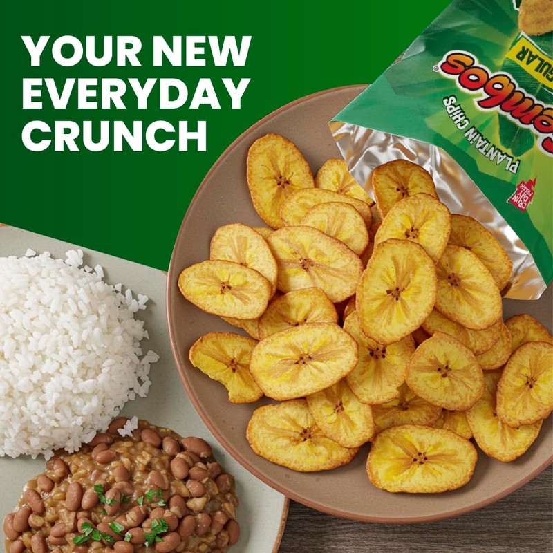 Gembos Plantain Chips Salty Snack Pack - Delicious Vegan Chips