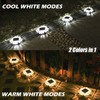 SIEDiNLAR Solar Deck Lights Outdoor 2 Modes LED Dock Driveway