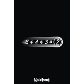 6 4 3 2 Math Double Play Softball Game Notebook: Graph Paper Notebook, Grid Paper for Math and Science Students, Quad Ruled 4x4 110 Pages, 6x100