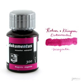 Rohrer & Klingner Dokumentus Waterproof Fountain Pen Ink, 50 ml, Magenta