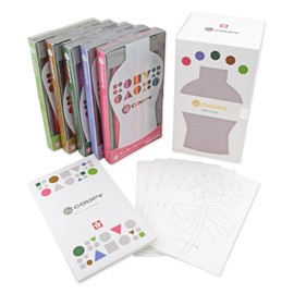 Sakura Crepas Colored Pencils, Re-Coopy Complete Box with Coloring Card FY25RE