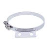 8" Chrome Cab Exhaust Clamp for Peterbilt Conventional 379 and