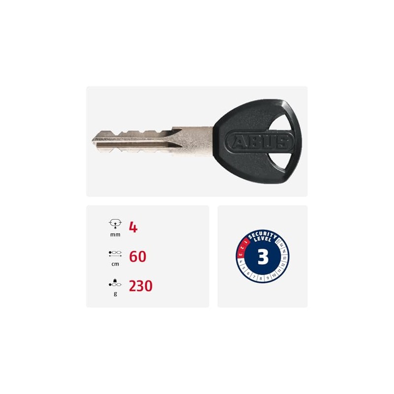 ABUS Lucchetto a Catena 1500 Web - Lucchetto per Bicicletta