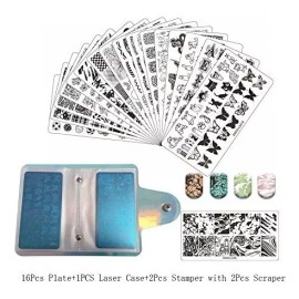 VNC Set De 21 Placas De Estampado De Uñas Vnc 16 Placas 2