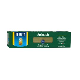 De Cecco Spinach Pasta, Linguine No.7, 12 Ounce (Pack of 12)