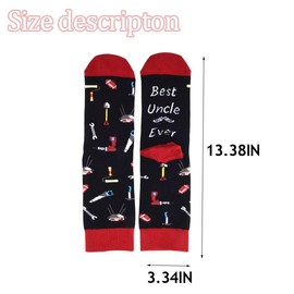 Best Uncle Gifts from Nephew Niece to Uncle Christmas Birthday Presents for Uncle Socks Holiday Stocking Stuffers for Men