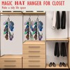 NAKBINX Hat Organizer for Closet, Collapsible Caps Rack with 10