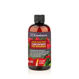 Gardenera Plant Growth Superfood for ANTHURIUM with 18 Essential Vitamins & Minerals - Organic Plant Food Fertilizer - Micro-Fungi and Bio-Organisms for ANTHURIUM Plant Care & Growth Enhancement - 8oz