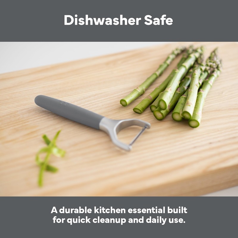 Misen Stainless Steel Vegetable Peeler - Dishwasher Safe Y Peeler
