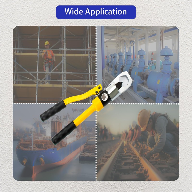sliyxtwio Hydraulic Nut Splitter Tool, Max 10t Force Suitable for