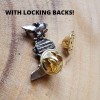 Bush Pilot Wings BIKER PIN W/ LOCKING BACK FOR VEST
