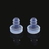bnafes 100 Pcs Glass Table Top Bumpers Soft Stem Bumper