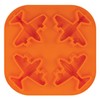 Tovolo Bandeja para cubitos de hielo de avión, silicona flexible,