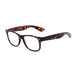 Retro Square Reading Glasses in Dark Tortoise by Readers.com | The Red Bluff | +3.00