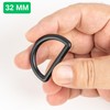 Your Day Mate Hard Plastic D Rings D Ring Without