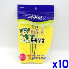 Mitten towels x 10 - color random delivery Random Color