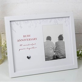 Amore Wedding Anniversary 40th Photo Frame 6 X 4 Range By Julianna