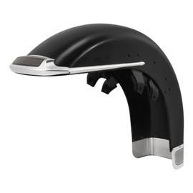 TCT-MOTORPARTS Upainted Black Front Fender Assembly Fit For Touring Harley Electra Glide Road King Ultra Classic 1989-2013