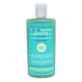 Exderm Sun SOS Gel Calmante y Regenerador After Sun 250ml, Gel de Aloe Vera y Caléndula al 7% para Quemaduras Solares e Irritación, Loción Post-Solar 
