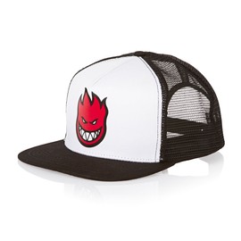 Spitfire Big Head Fill Logo Trucker Hat Black White Red Snapback