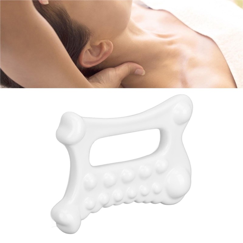 ZJchao Ceramic Scrap Board, Ceramic Gua Sha Massage Device, Muscle