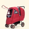 Double Stroller Winter Rain Cover,Winter Cover for Double Tandem Stroller,Big