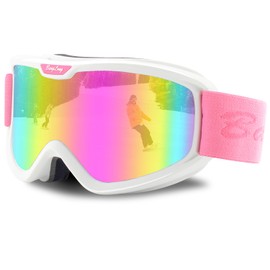 BangLong Ski Goggles Snowboard Goggles for Glasses Wearers Men Women Snow Goggles OTG UV Protection Anti Fog Ski Goggles for Winter Sports, Skiing, Skating