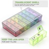 7 Day Pill Box Organiser 3 Times a Day, Large