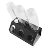 Household 3 Holes Bottle Drain Drying Rack Cup Holder Drainer