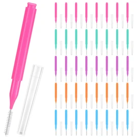 Healeved Cepillos Interdentales Para Brackets De Frenos Para Limpiador 100 Uds Interdental De Hilo Dental Bucal Hilo Dental Herramienta De Limpieza De Limpiador De Frenos