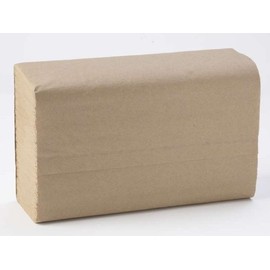 Deluxe Multi-Fold Bulk Paper Towels (Pack of 4000) Natural Colored and made from 100% renewable resources