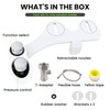 Terapaton RV Bidet Toilet Seat Attachment, RV Bidet for Camper