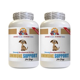 pet Immune Support - Immune Support and Health - for Dogs Treats - Premium ADNVACED Formula - Dog antioxidants - 120 Treats (2 Bottle)