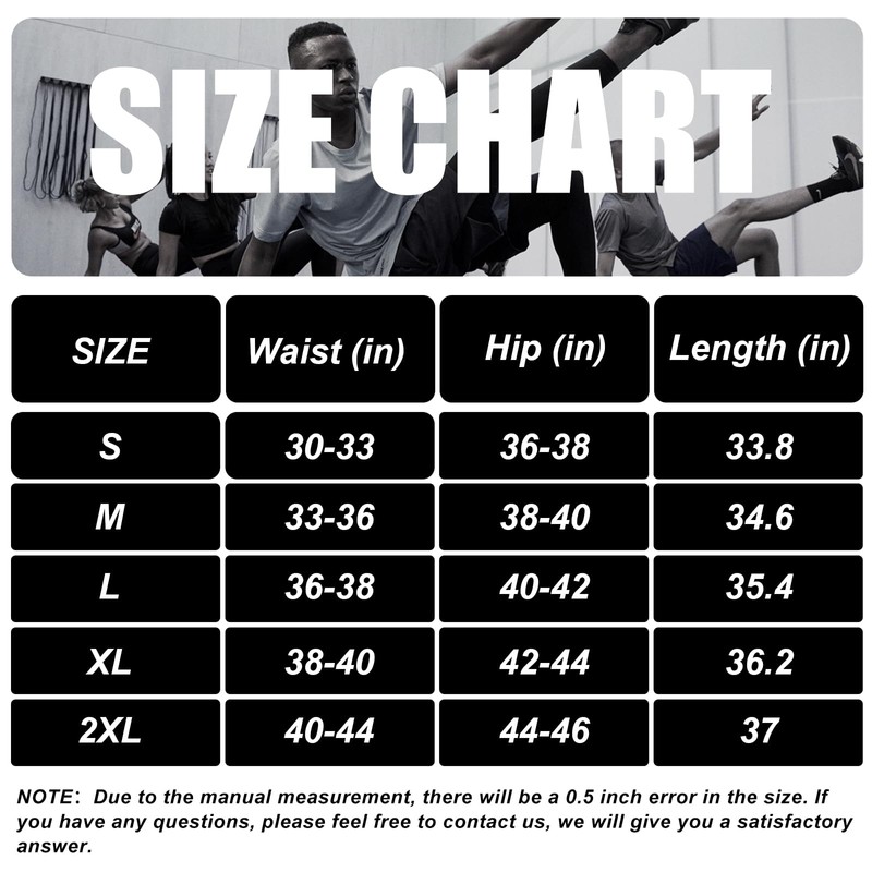 HYCOPROT Pantaloni a Compressione da Uomo Leggings da Asciugatura Rapida