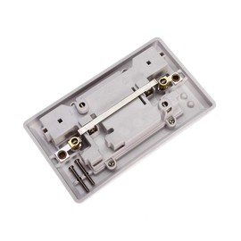 iSeventy9 Double Wall Plug Socket 2 Gang 13A with 2 USB Charger Port Outlets Plate White