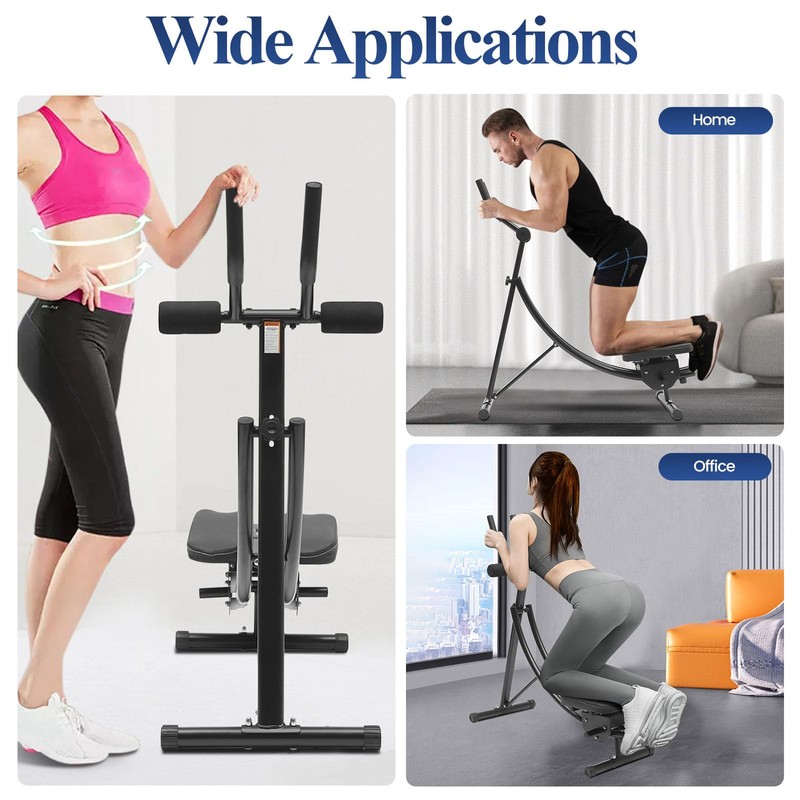 Ab Machine for Home exercise, Ab Crunch Workout Equipment Adjustable
