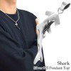 Shinjuku Silver 925 Men's Pendant Top, Shark, Creature, Hammerhead Shark,