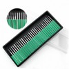 Gasea 30pcs 1/8" Shank Diamond Coated Burr Drill Bits for