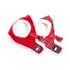 Puppia Blitzen - Arnés B, Grande, Color Rojo