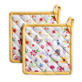 Maison d' Hermine Spring/Summer Set with Oven Gloves and Pot Holder