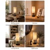 EZVALO Cordless Table Lamp with Timer, Small Dimmable Ambient Light