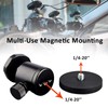 ULIBERMAGNET 24lb Magnetic Camera Mounting Base with Mini Ball Head,