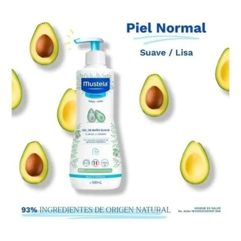 Set De Cuidado Para El Bebe 3 Piezas Mustela Cc