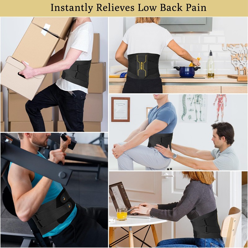 JIUFENTIAN Back Brace for Lower Back with Support System-Lumbar Support