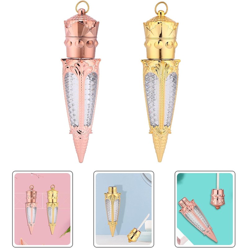 Tubo de Brillo Labial Vacío 10 Piezas 5ml Plástico Diseño