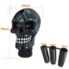 LUNSOM Skull Shift Knob Manual Transmission Shifter Knobs Universal Automatic