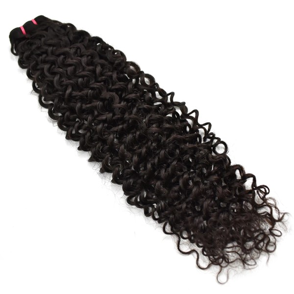 Unprocessed Raw Vietnamese Human Hair Extension, Curly Weft No tangle