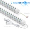 (Pack of 4) Linkable LED Utility Shop Lights for Garage,